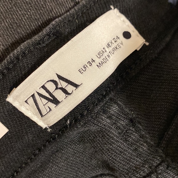 Premium 80's high waisted jeans | Shadow black | Zara - Picture 6 of 8